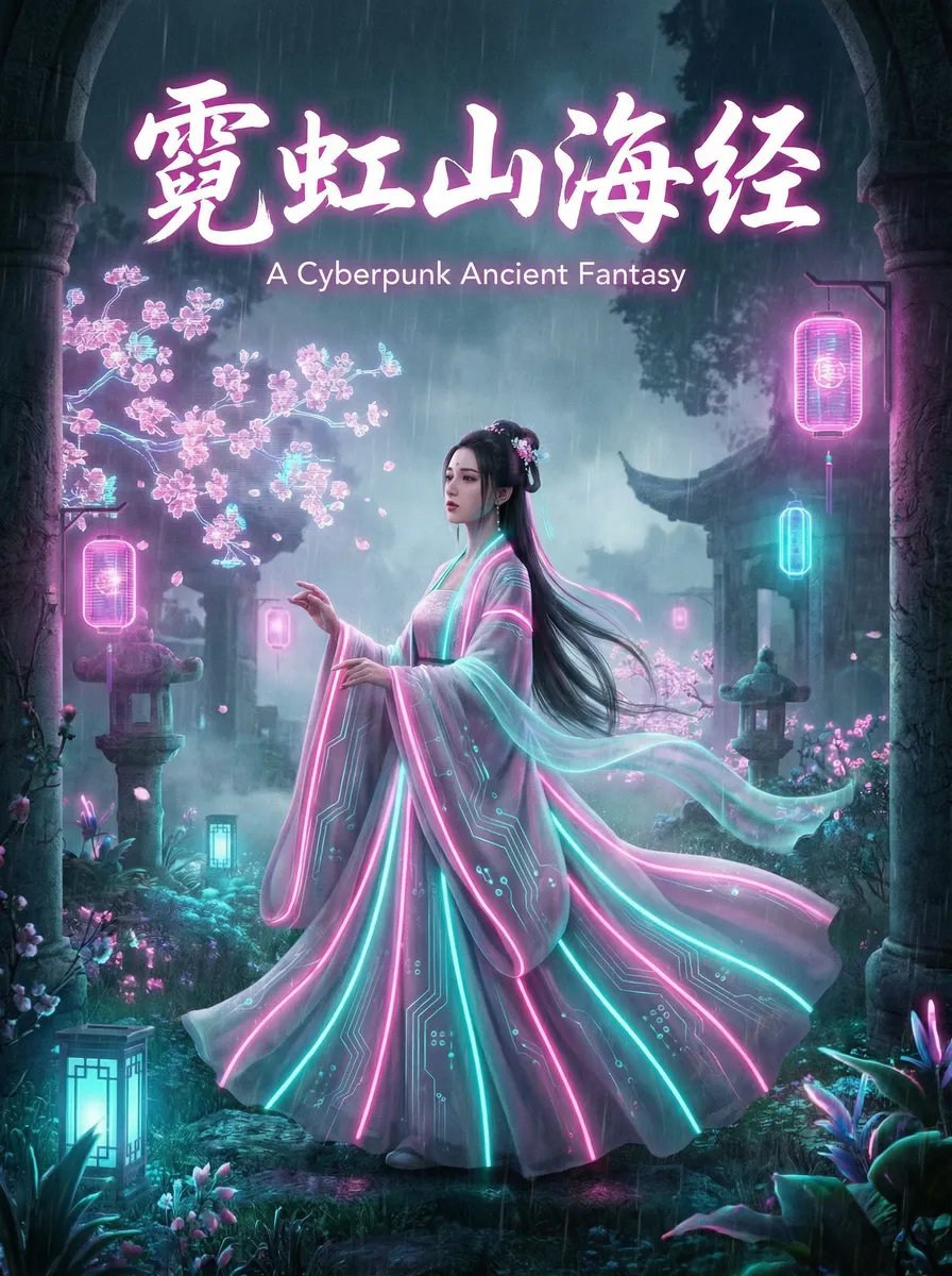 义母吐息 古风奇缘短剧 - 霓虹山海经海报